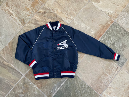 Vintage Chicago White Sox Satin Baseball Jacket, Size XL