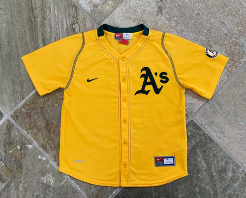 Vintage Oakland Athletics Nike Baseball Jersey, Size Youth Small, 5T