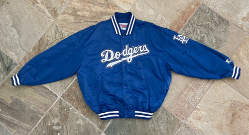 Vintage Los Angeles Dodgers Starter Satin Baseball Jacket, Size XXL