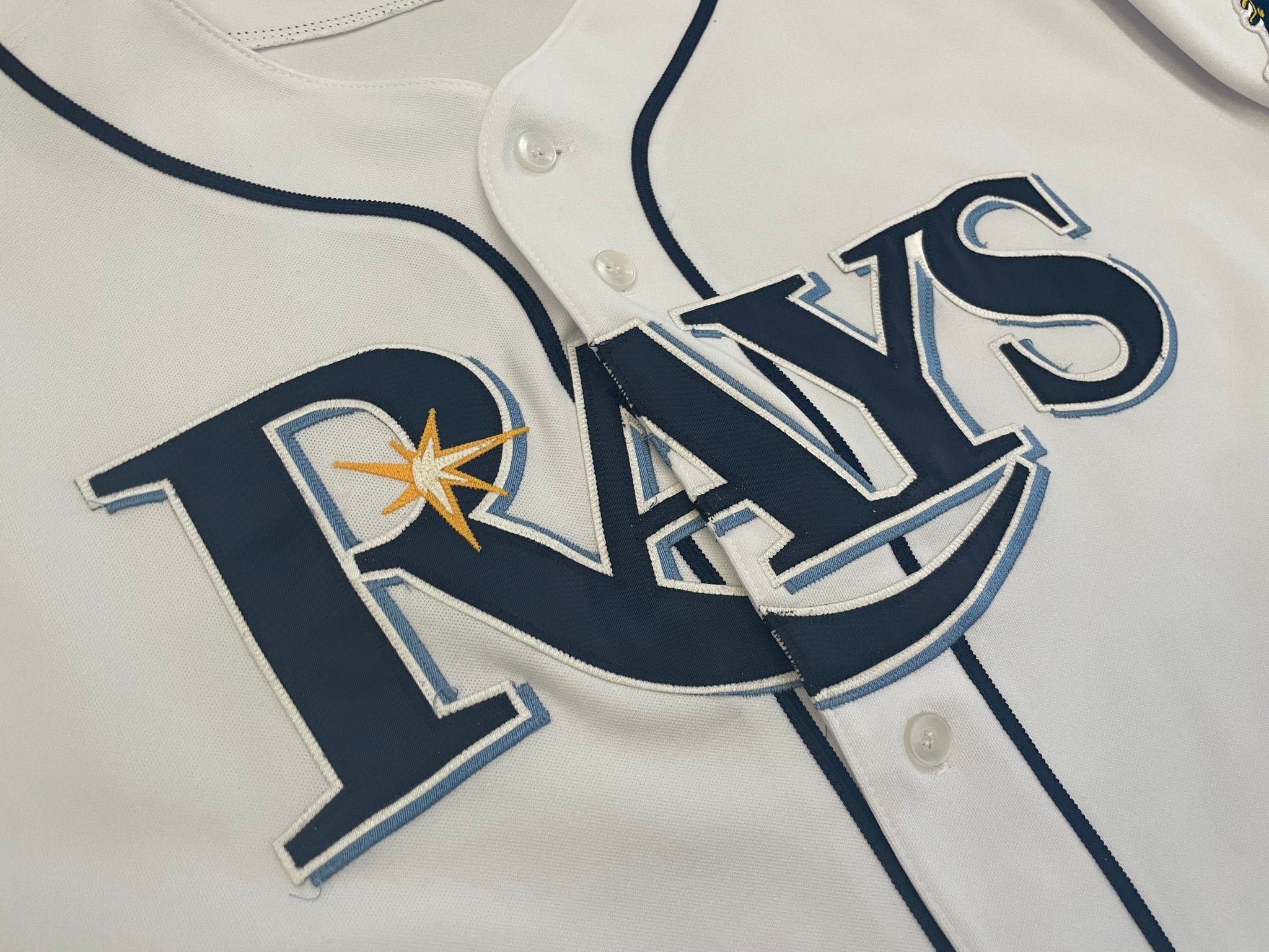 Majestic Authentic Collection Tampa Bay Rays Retro / Throwback Jersey Sz 52  XXL