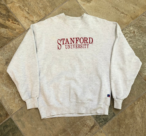 Vintage Stanford Cardinal Russell Athletic College Sweatshirt, Size Large