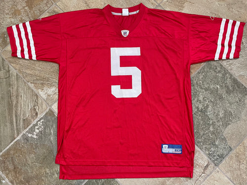 Vintage San Francisco 49ers Jeff Garcia Reebok Football Jersey, Size XXL