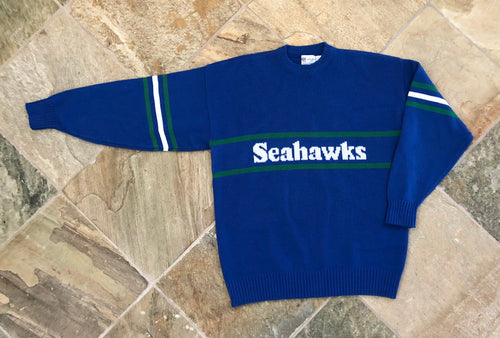 Vintage Seattle Seahawks Cliff Engle Sweater Football Sweatshirt, Size XXL