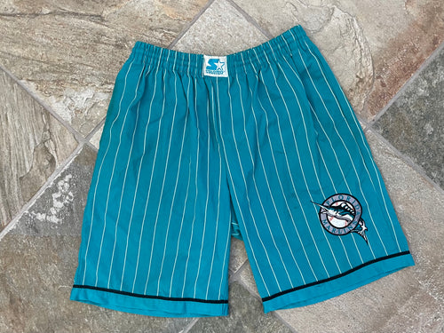 Vintage Florida Marlins Starter Baseball Shorts, Size Large