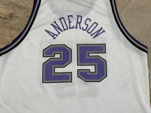 Vintage Sacramento Kings Nick Anderson Champion Basketball Jersey, Size 52, XXL