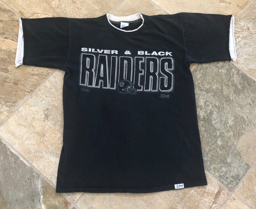 Vintage Los Angeles Raiders Salem Sportswear Football Tshirt, Size Large