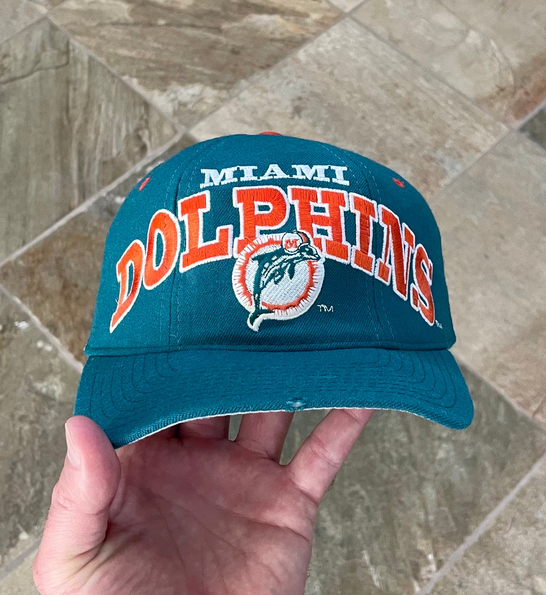 Vintage late 90s Miami Dolphins baseball style jersey by Starter