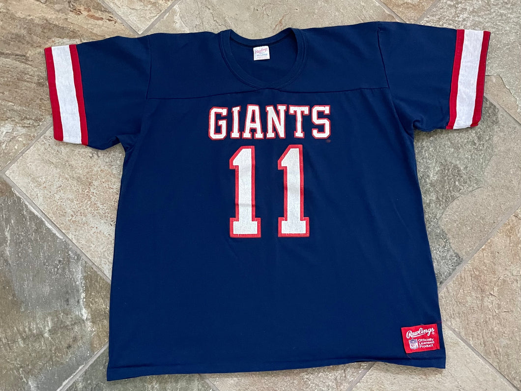 Vintage New York Giants Phil Simms Rawlings Football Tshirt, Size XXL