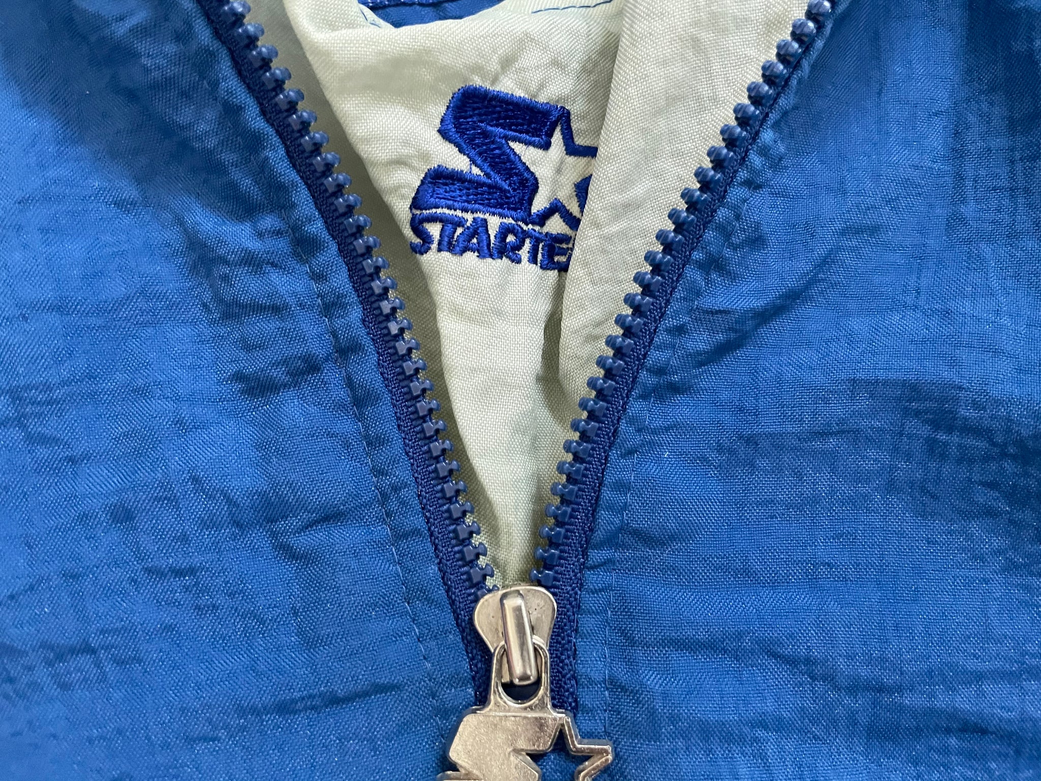 Vintage Dallas Cowboys Starer Parka Football Jacket, Size Medium
