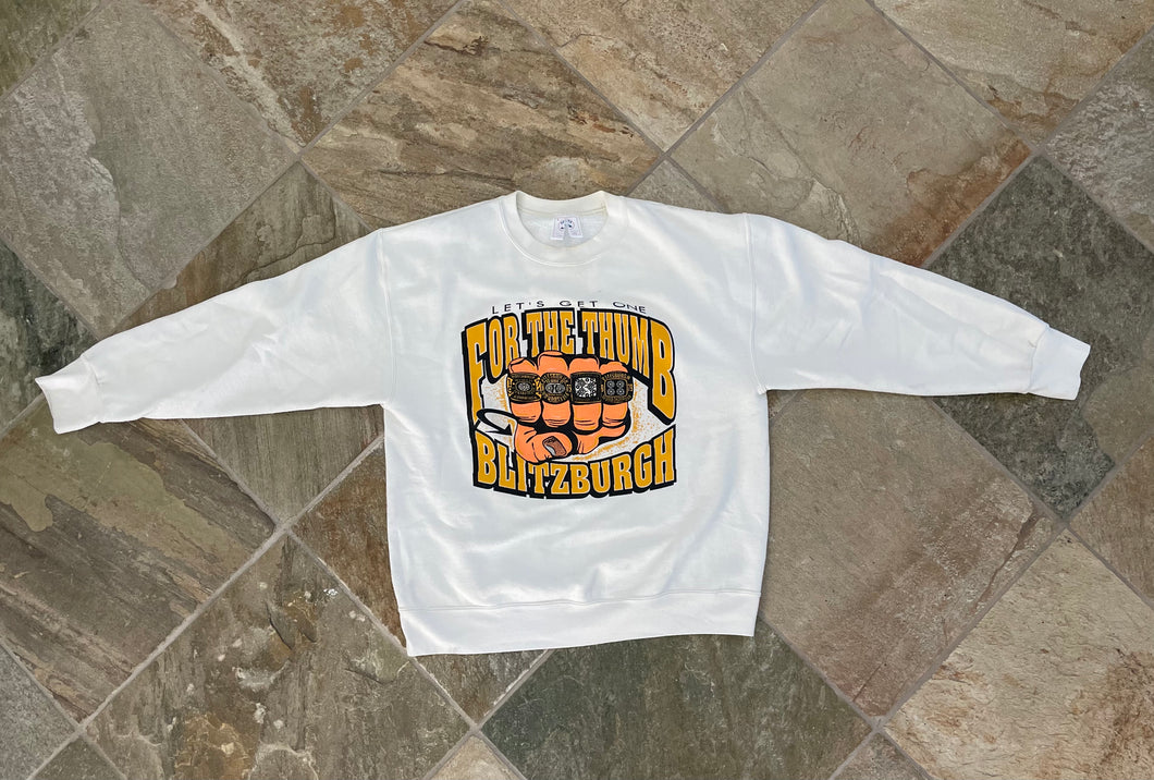 Vintage Pittsburgh Steelers Super Bowl Football Sweatshirt, Size Large