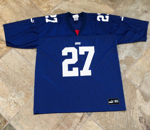 Vintage New York Giants Ron Dayne Puma Football Jersey, Size XL