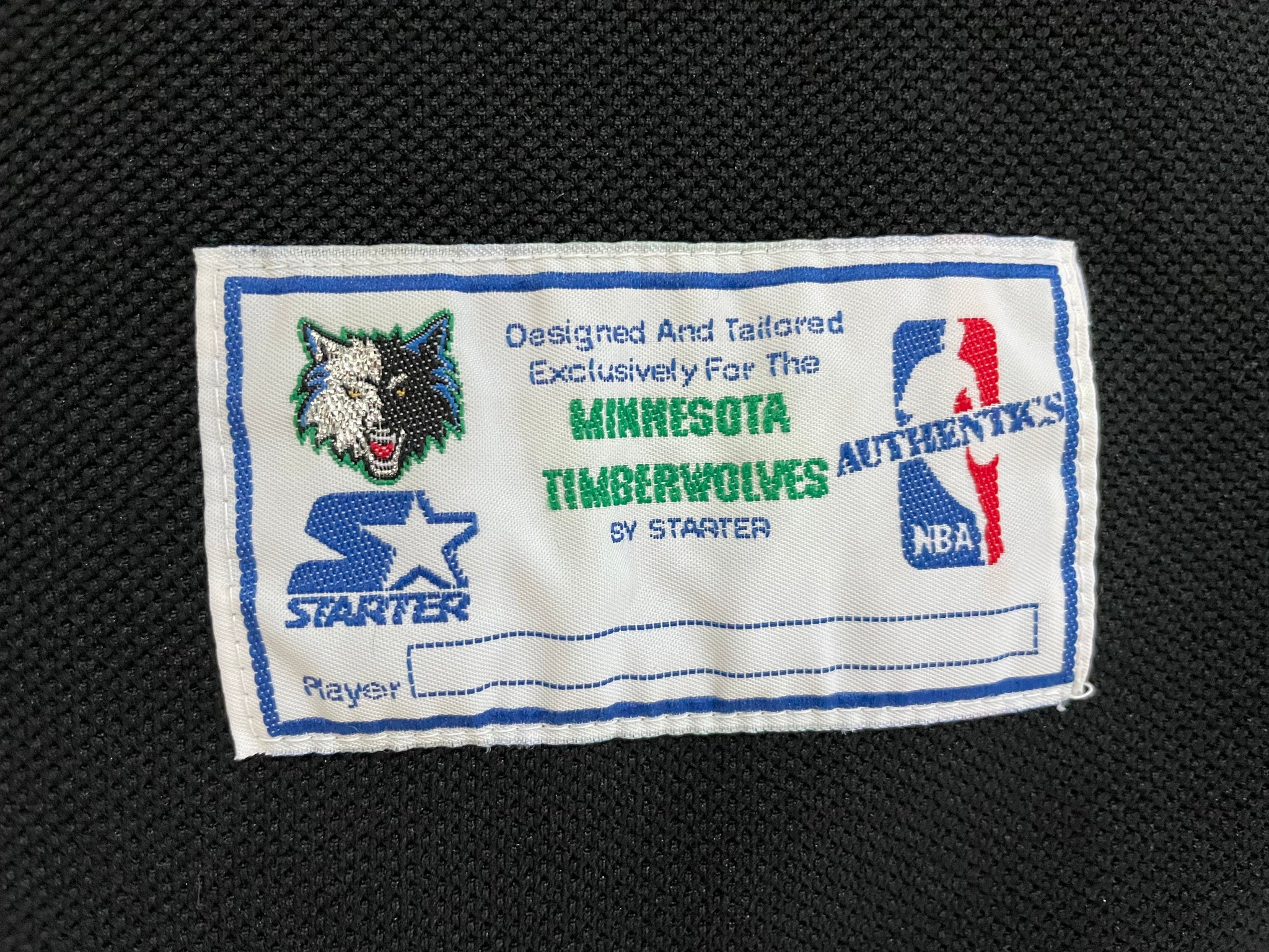 90's Minnesota Timberwolves Mitchell and Ness NBA Warm Up Jacket Size 44  Large – Rare VNTG