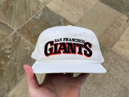 Vintage San Francisco Giants Twins Corduroy Snapback Baseball Hat