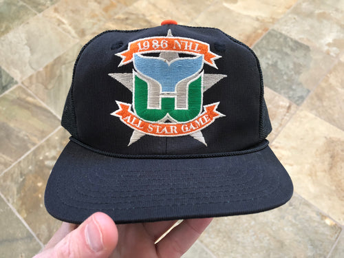 Vintage Hartford Whalers 1986 All Star Game SnapBack Hockey Hat