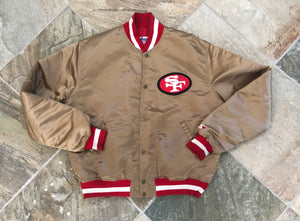Vintage San Francisco 49ers Starter Satin Football Jacket, Size XL