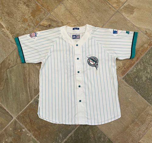 Vintage Florida Marlins Starter Baseball Jersey, Size XL
