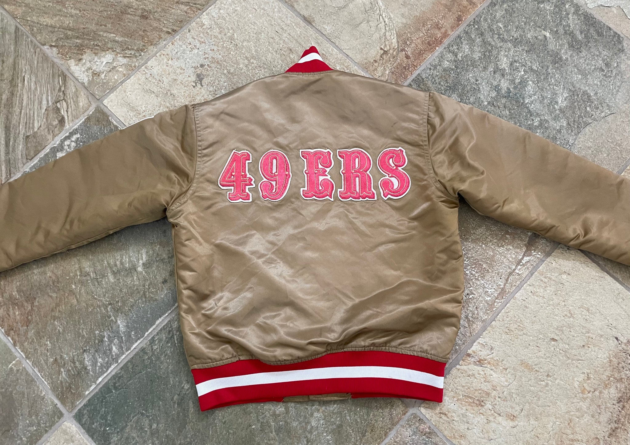 Vintage San Francisco 49ers Starter Satin Football Jacket, Size Small –  Stuck In The 90s Sports