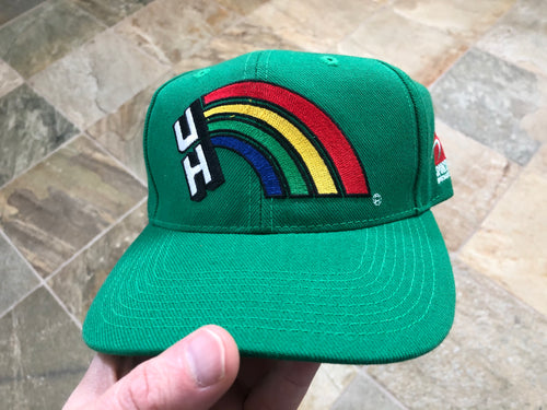 Vintage University of Hawaii Rainbows Sports Specialties Plain Logo Snapback College Hat