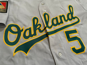 Vintage Oakland Athletics Art Kusnyer Game Worn Russell Baseball Jersey, Size 44, Large