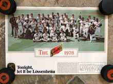Load image into Gallery viewer, Vintage San Francisco Giants 1978 Baseball Poster