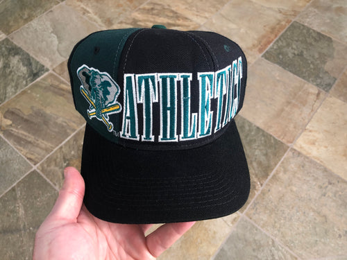 Vintage Oakland Athletics Starter Tri-Panel Snapback Baseball Hat