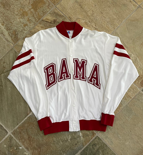 Vintage Alabama Crimson Tide Game Worn Warm Up College Basketball Jacket, Size 42, Large