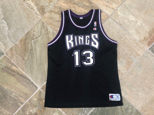 Vintage Sacramento Kings Michael Stewart Champion Basketball Jersey, Size 48, XL