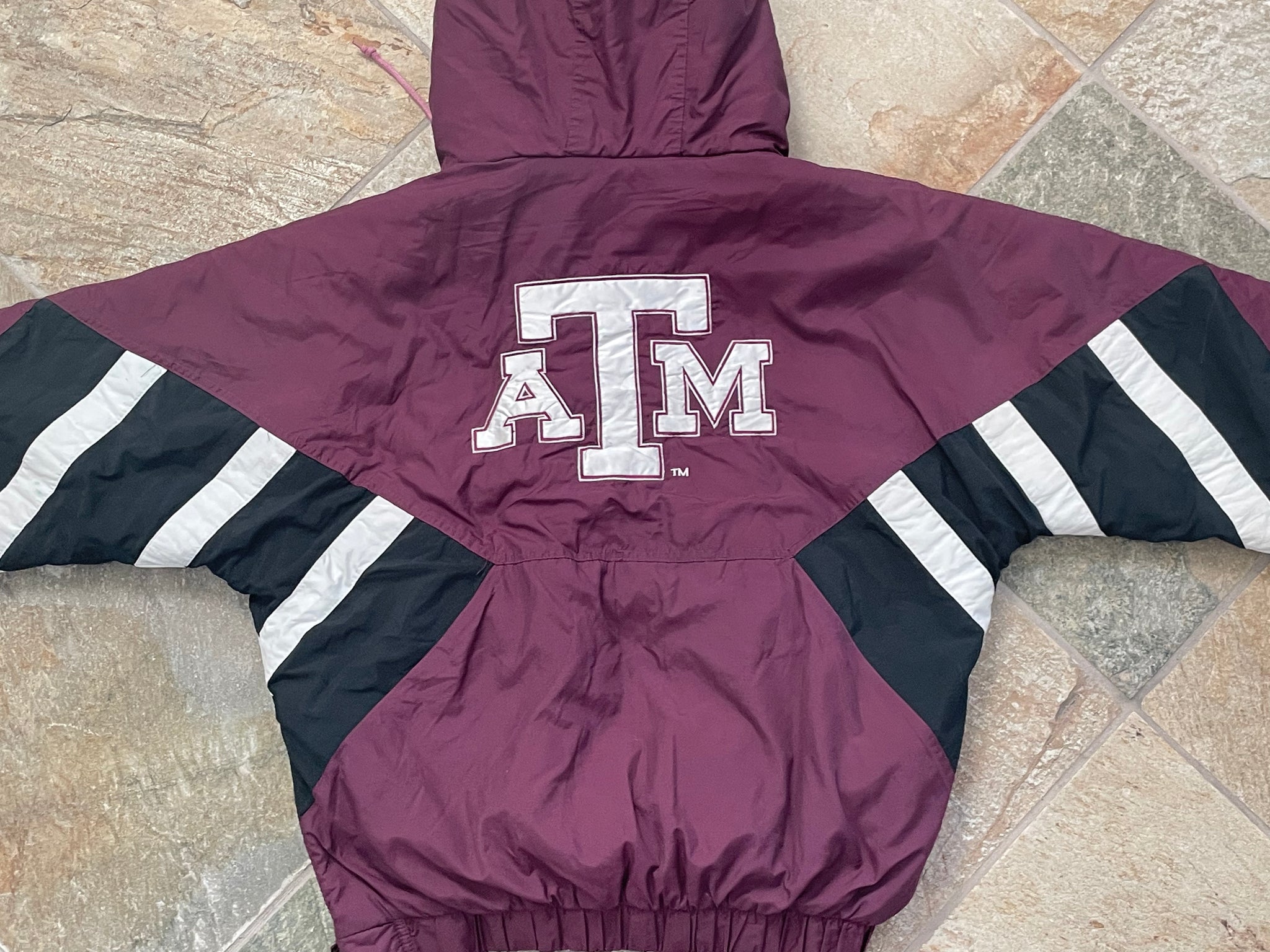 Vintage Texas A&M Aggies Starter Parka College Jacket, Size Large