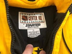 Vintage Pittsburgh Penguins Starter Parka, Puffer Hockey Jacket, Size Large