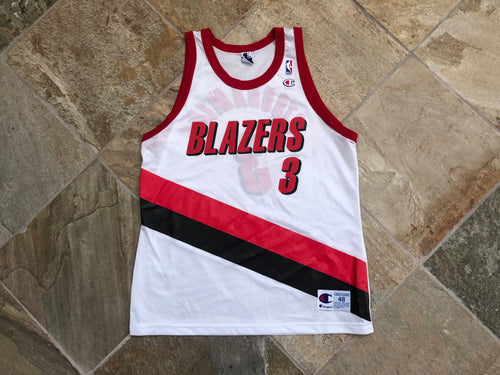 Vintage Portland Trailblazers Damon Stoudamire Champion Basketball Jersey, Size 48, XL