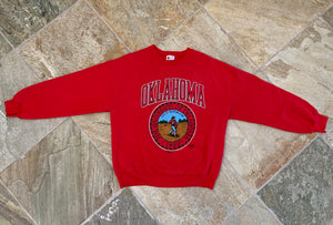 Vintage Oklahoma Sooners College Sweatshirt, Size Large