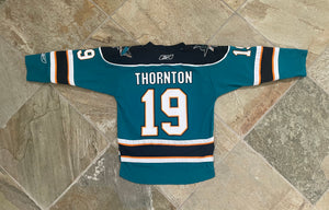 San Jose Sharks Joe Thornton Reebok Hockey Jersey, Size Youth, S/M