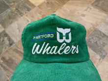 Load image into Gallery viewer, Vintage Hartford Whalers Annco Corduroy Script Snapback Hockey Hat