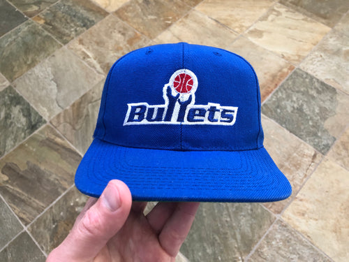 Vintage Washington Bullets Sports Specialties Plain Logo Snapback Basketball Hat