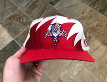 Load image into Gallery viewer, Vintage Florida Panthers Logo Athletic Sharktooth Snapback Hockey Hat