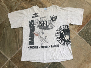 Vintage Oakland Raiders Salem Sportswear Football Tshirt, Size XL