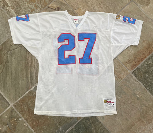 Vintage Houston Oilers Eddie George Wilson Football Jersey, size 50, XL