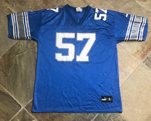 Vintage Detroit Lions Stephen Boyd Puma Football Jersey, Size Large