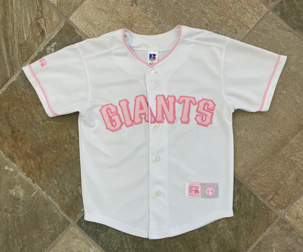 Vintage San Francisco Giants Russell Baseball Jersey, Size Youth Medium, 8-10