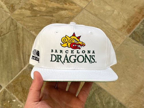 Vintage Barcelona Dragons World League Snapback Football Hat