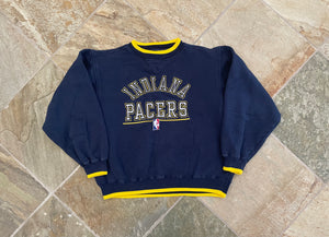 Vintage Indiana Pacers Logo Athletic Basketball Sweatshirt, Size Large