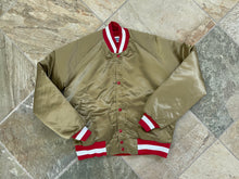 Load image into Gallery viewer, Vintage Chalk Line Satin Football Jacket, Size Medium