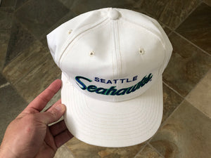 Vintage Seattle Seahawks Sports Specialties Script SnapBack Football Hat