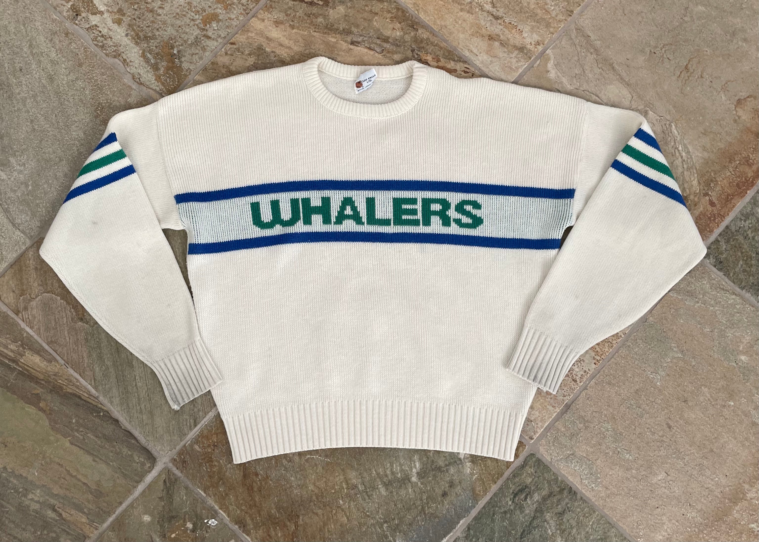 Vintage Boston Bruins Cliff Engle Sweater Hockey Sweatshirt, Size XL