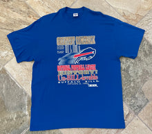 Load image into Gallery viewer, Vintage Buffalo Bills Greatest Comeback Trench Football Tshirt, Size XL