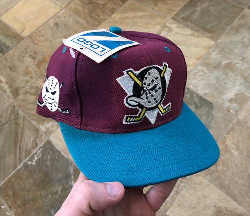 Vintage Anaheim Mighty Ducks Logo 7 Snapback Hockey Hat