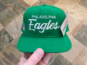 Vintage Philadelphia Eagles Sports Specialities Script Football Snapback Hat