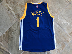 Golden State Warriors Javale Mcgee Adidas SwingMan Basketball Jersey, Size Medium