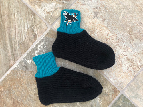 Vintage San Jose Sharks NHL Hockey Slippers ###