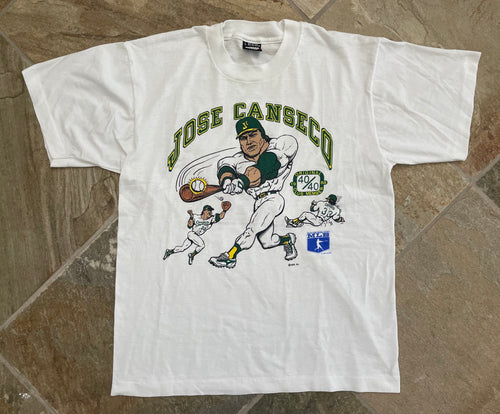 Vintage Oakland Athletics Jose Canseco Baseball Tshirt, Size Large